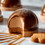 Gingerbread Latte Mousse Domes – A Gourmet Holiday Dessert Idea