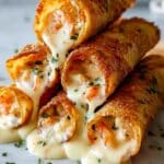 Crab Shrimp Queso Rolls Recipe