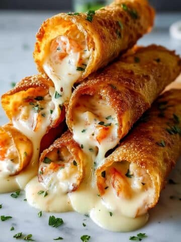 Crab Shrimp Queso Rolls Recipe
