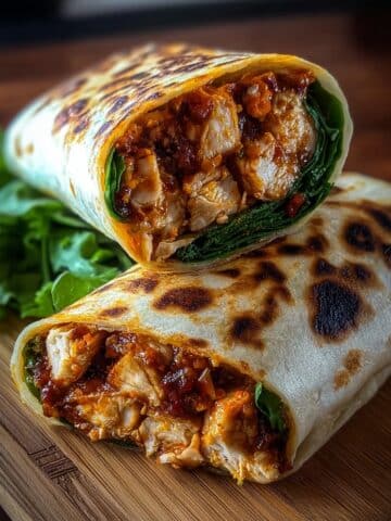 Sweet Chili Chicken Wraps Recipe
