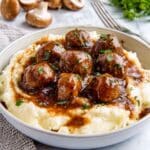 Crockpot Salisbury Steak Meatballs Recipe