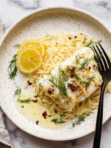 Poached Cod in Coconut Milk with Dill & Lemon Recipe