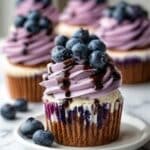 White Chocolate Blueberry Cupcakes Recipe