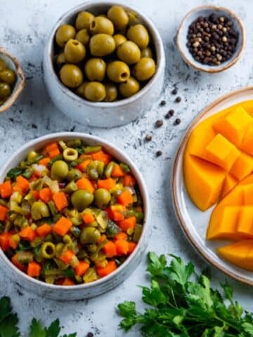 Spanish Olive and Mango Salsa Recipe