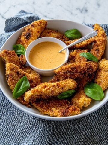 Pretzel-Crusted Chicken Breasts with Cheddar Mustard Sauce Recipe