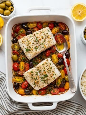 Mediterranean Fish Bake Recipe