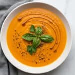 Roasted Red Pepper and Butternut Squash Soup Recipe