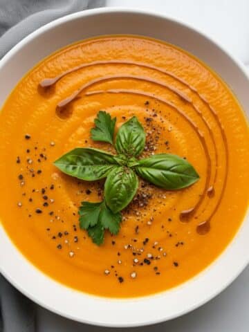 Roasted Red Pepper and Butternut Squash Soup Recipe