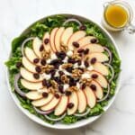 Apple Salad with Candied Walnuts and Cranberries Recipe