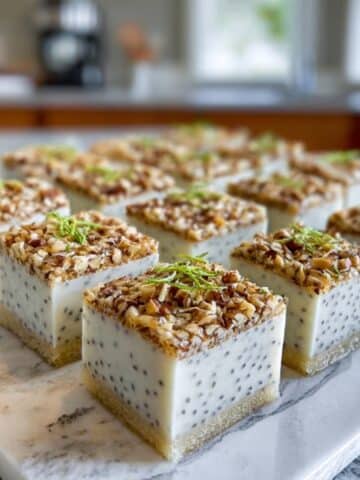 Refreshing No-Bake Chia Pudding Bars with Zesty Coconut Lime Flavor Recipe