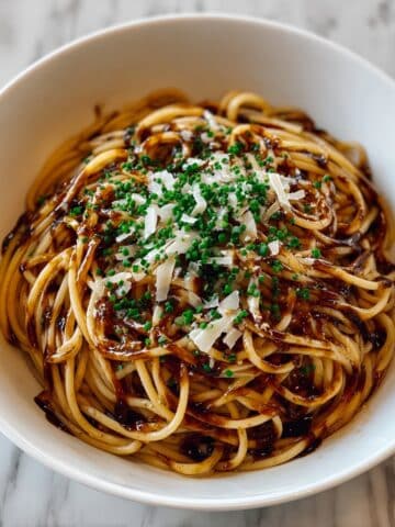 Vegan Caramelized Onion Pasta Recipe