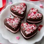 Valentine’s Day Chocolate Sandwich Cookies with Buttercream Filling Recipe