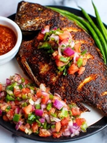 Oven Grilled Tilapia with Herbs and Spice Blend Recipe