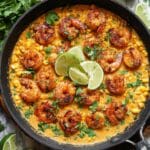 Shrimp and Creamed Corn with Feta and Lime Recipe