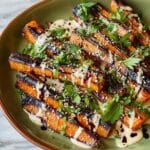Roasted Eggplant with Miso Tahini Sauce Recipe