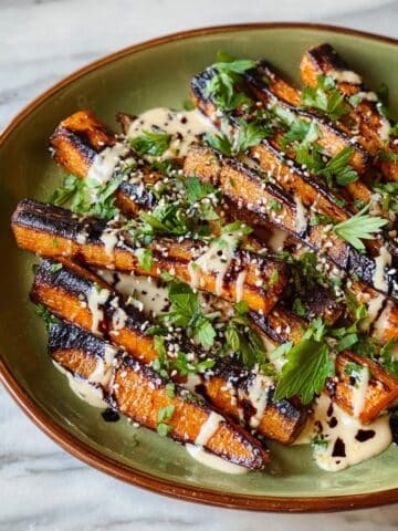 Roasted Eggplant with Miso Tahini Sauce Recipe