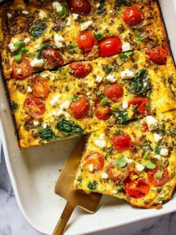 Low Carb Feta Breakfast Casserole Recipe