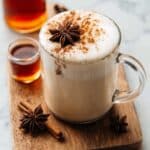 Homemade Chai Latte with Warm Spices and Maple Syrup Recipe