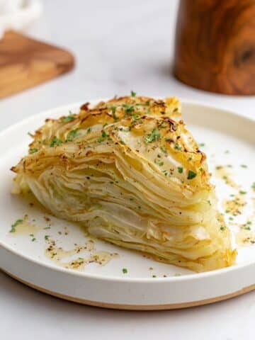 Roasted Cabbage Steaks with Parmesan Recipe