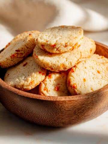 Savory Cheddar and Blue Cheese Cookies with Fresh Herbs Recipe