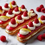 Lemon Raspberry Eclairs Recipe