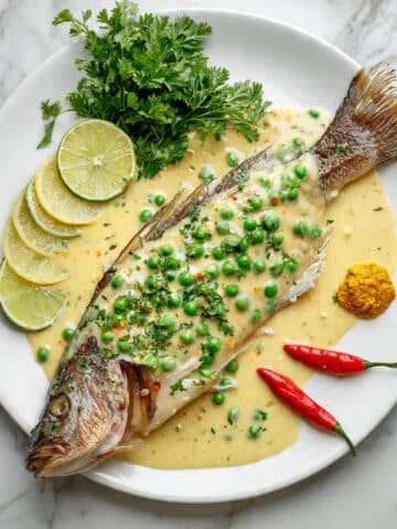 Pan-Fried Whiting Fillet with Shallot and Dill Cream Sauce Recipe