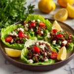 Mediterranean Ground Beef Lettuce Wraps: 25-Minute Healthy Dinner Recipe