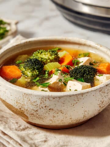 Instant Pot Vegetable Barley Soup Recipe