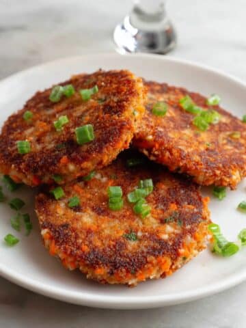 Harissa Orange Salmon Patties Recipe