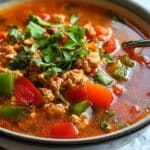 Cozy Stuffed Pepper Soup in the Pressure Cooker Recipe