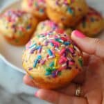 Delicious and Easy Sprinkle Birthday Cake Muffins Recipe