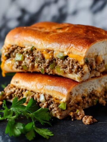 Cheesy Stuffed French Bread Sandwiches Recipe