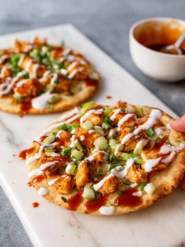 Buffalo Chicken Flatbread Recipe