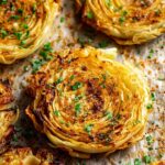 Oven Roasted Garlic Cabbage Steaks Recipe