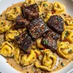One-Pan Cowboy Butter Tortellini Steak Bites Recipe