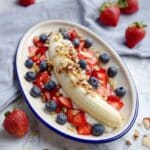 Breakfast Banana Split Recipe