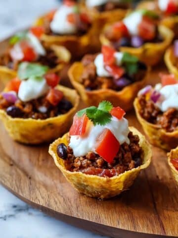 Red, White, and Blue Taco Bites Recipe