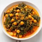 Vegan Chickpea and Spinach Stew with Ginger Recipe