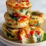 Egg White Bites with Cottage Cheese and Veggies Recipe