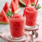 Slushy Watermelon Mint Lemonade Recipe