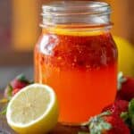 Homemade Strawberry Lemonade with Basil Recipe