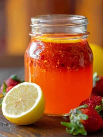Homemade Strawberry Lemonade with Basil Recipe