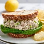 Zesty Tuna Salad with Crunchy Celery, Onions, and Lemon Recipe