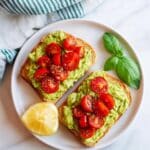 Easy Cherry Tomato Avocado Toast Recipe