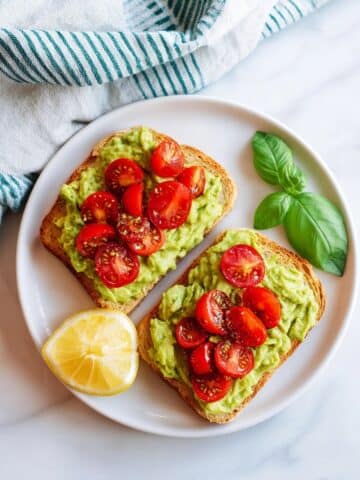 Easy Cherry Tomato Avocado Toast Recipe