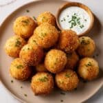 Cheesy Fried Mashed Potato Balls Recipe