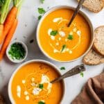 Creamy Carrot and Celery Soup with Coconut Milk Recipe