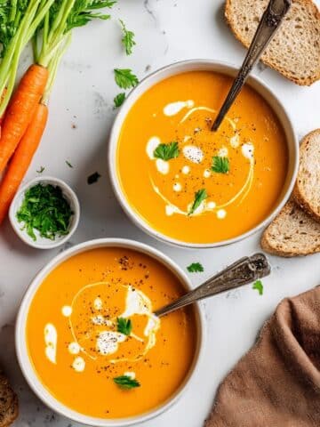 Creamy Carrot and Celery Soup with Coconut Milk Recipe