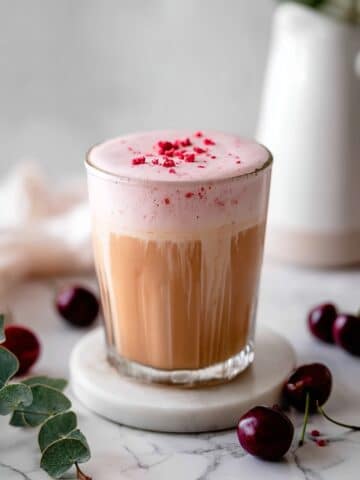 Iced Cherry Chai Latte (Starbucks Copycat) Recipe