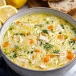 Avgolemono — Greek Lemon Chicken Soup Recipe